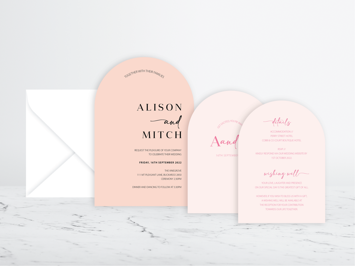 Astrid Invitation 2 Card Package