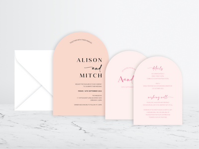 Astrid Invitation 2 Card Package