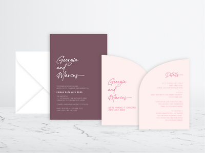 Cupid Invitation 2 Card Package