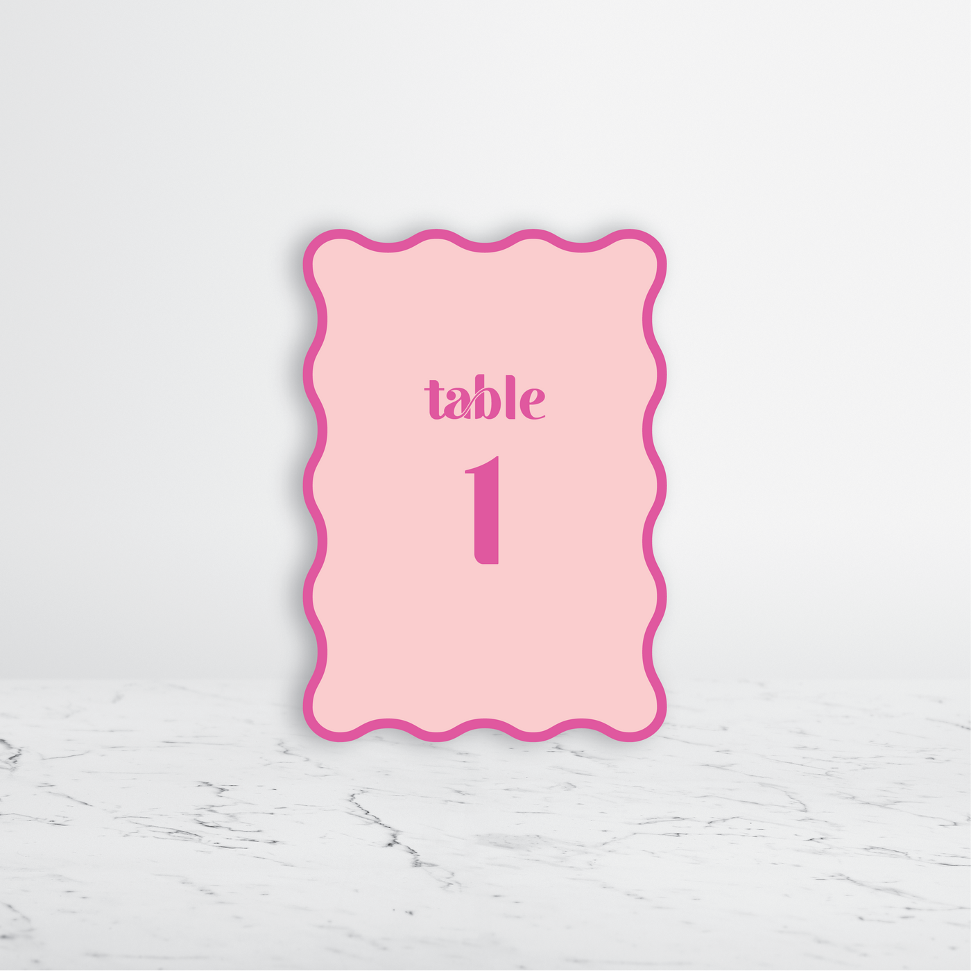 Jezebel Foam Board Table Numbers / A6