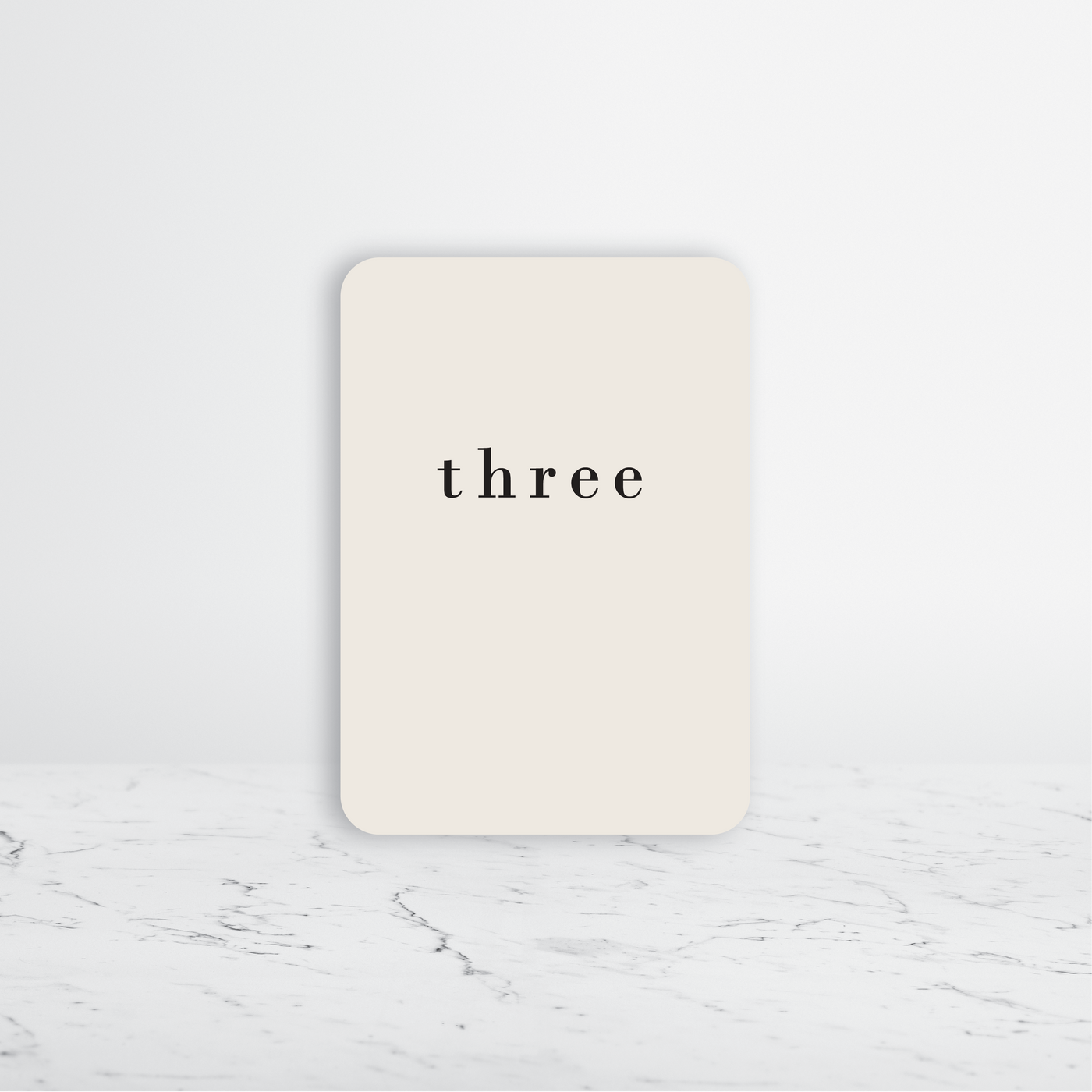 Summit Foam Board Table Numbers / A6