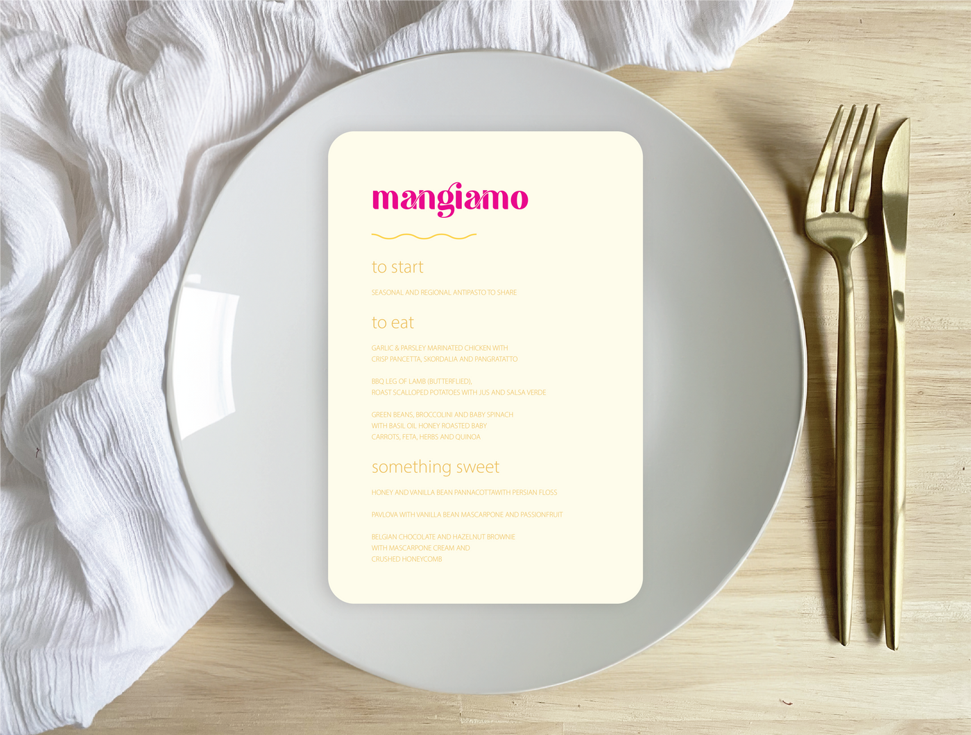 Jezebel Menu