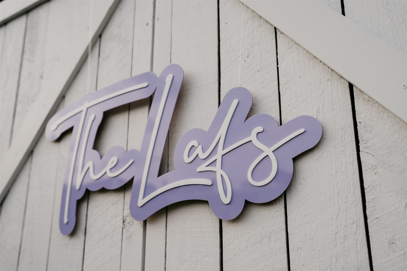 Floating Acrylic Name Sign