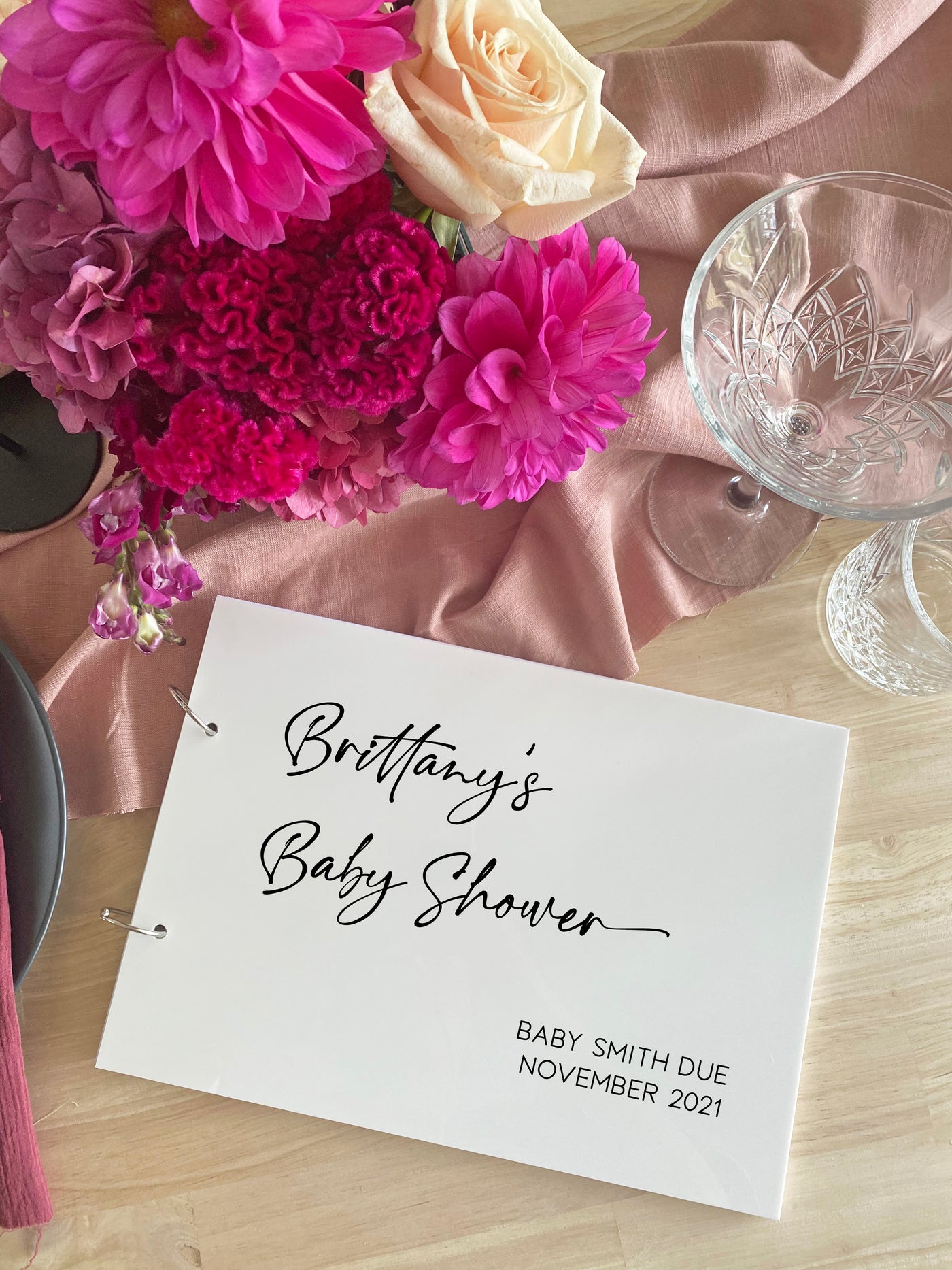 Baby Shower Guest Book - Cupid