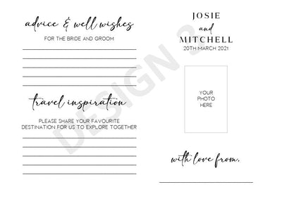 Engagement Guest Book - Astrid