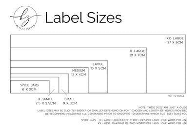 Home organisation labels pantry label sticker