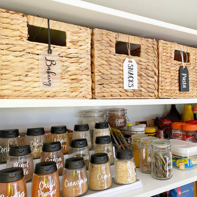 Home organisation labels pantry label swing tag