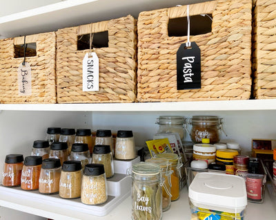 Home organisation labels pantry label swing tag