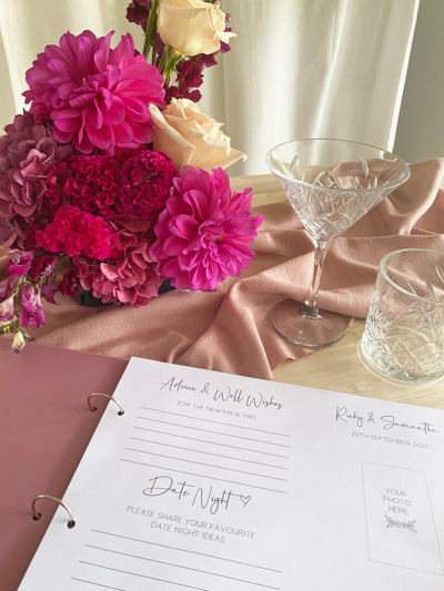 Engagement Guest Book - Cupid
