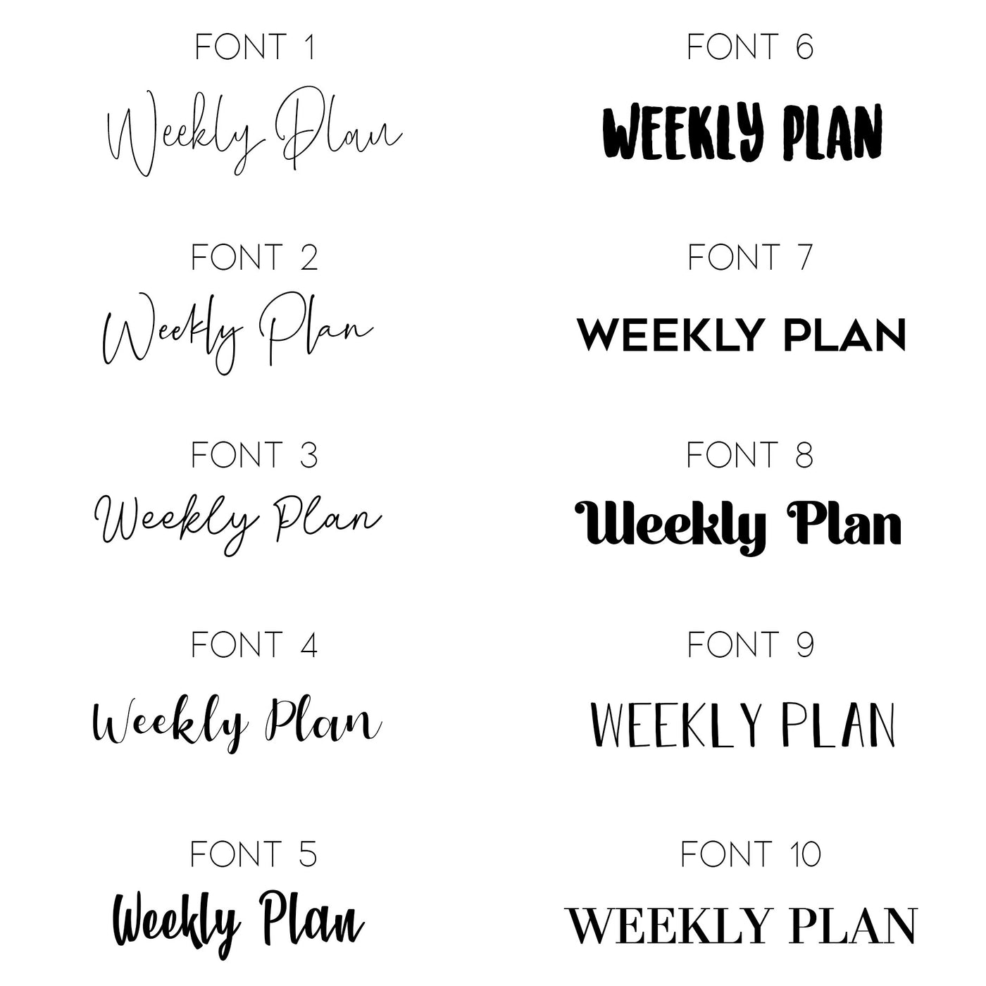 Whiteboard Meal Planner & Weekly Planner