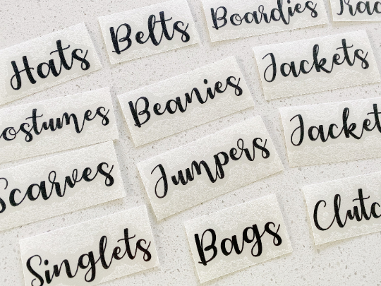 Small Pantry/Home Organisation Labels