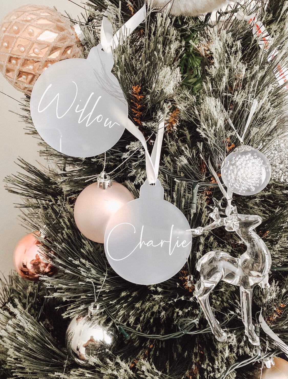 Personalised Christmas Bauble Acrylic